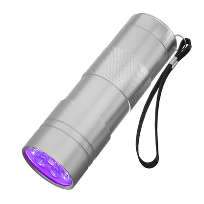 COSOOS 2 Pack UV Flashlight, 12 LED Handheld Blacklight Flashlight 395nm Mini Light Torch Detector for Dog Pet Urine Stains, Bed Bugs and Scorpions. (Batteries not Included)