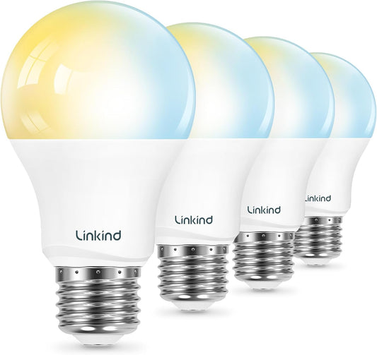 Linkind Smart Light Bulbs, Compatible with Alexa, Google Home, AiDot
