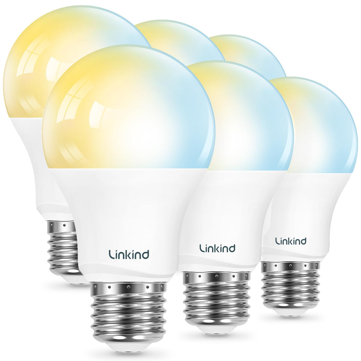 Linkind Smart Light Bulbs, Compatible with Alexa, Google Home, AiDot