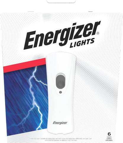 Energizer Auto-On LED Flashlights Rechargeable (3-Pack) for Home Power Failure, Plug in LED Flashlight for Power Outage, Night Light, Hurricane Preparedness