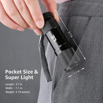 Lepro 395nm UV LED Flashlight, 9 LED Blacklight Detector