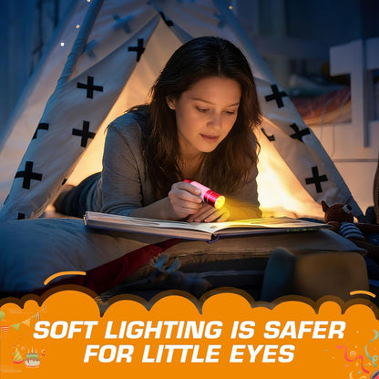 EverBrite 3-Pack Mini Flashlights, Glow in Dark Flashlights