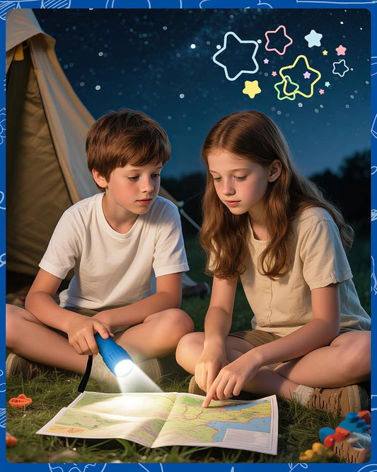 EverBrite 6-Pack Mini Flashlights, 9-LED Flashlight, Batteries Included