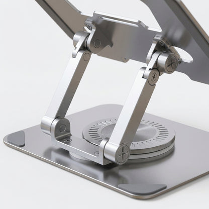 Adjustable Aluminum Desk Stand – 360° Tilt Phone & Notebook Holder | VectraKeys