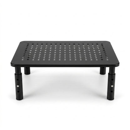 3-Level Adjustable Monitor Stand – Vented Metal Desk Riser for 13–32" Screens | VectraKeys