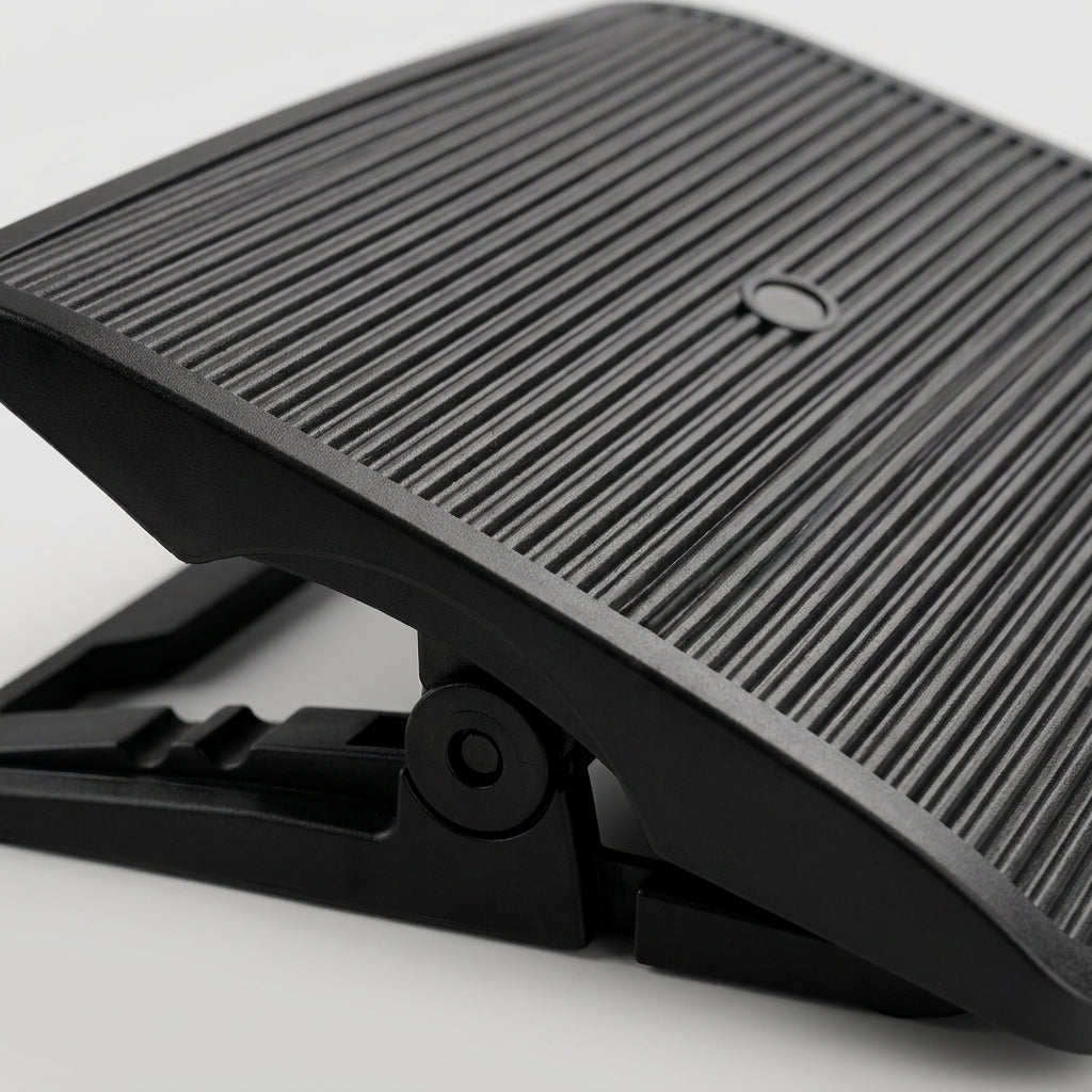 Adjustable Under Desk Footrest – Foldable Ergonomic Office Foot Rest | VectraKeys